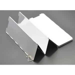 Outdoor Stove Windscreen Camping Stove Wind Screen 10 Plates Stove Windshield w/Carrying Bag for Camping Picnic