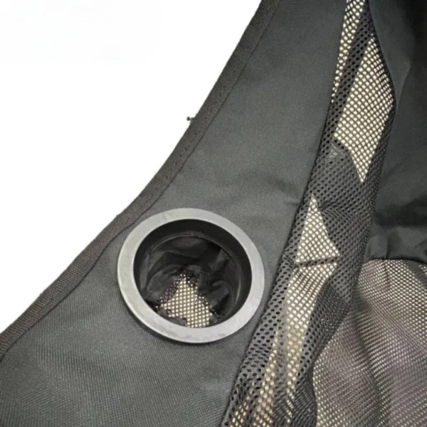 Deer Creek High Folding Moon Chair with Arm Rest