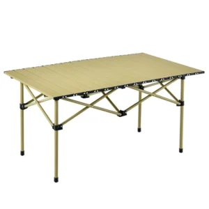 Outdoor Folding Table Camping Picnic Table Portable Stand Table Kit Egg Roll Table VARIATION: OFF-WHITE, BLACK